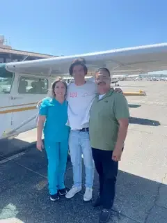 Pilots and a Certified Flight Instructor on the ramp at Riverside Municipal Airport (KRAL)