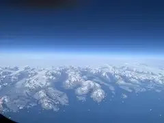 Overhead view of high-altitude training terrain in the San Bernardino Mountains
